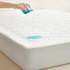 Seamless&Restful Sleep Breathable-Waterproof  Fitted Sheet