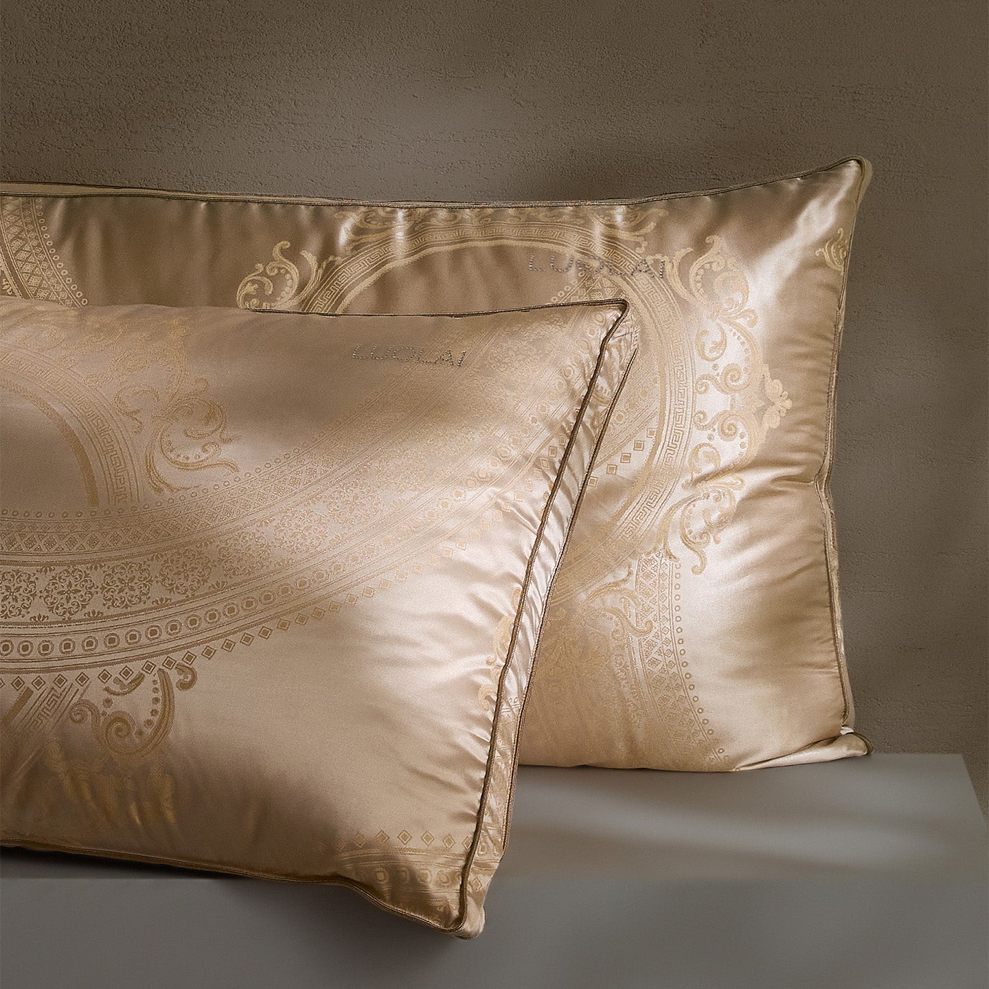 95% White Goose Down Dual-Core Jacquard pillow