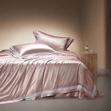 Luminous Silk Satin Bedding Set - 4 Piece
