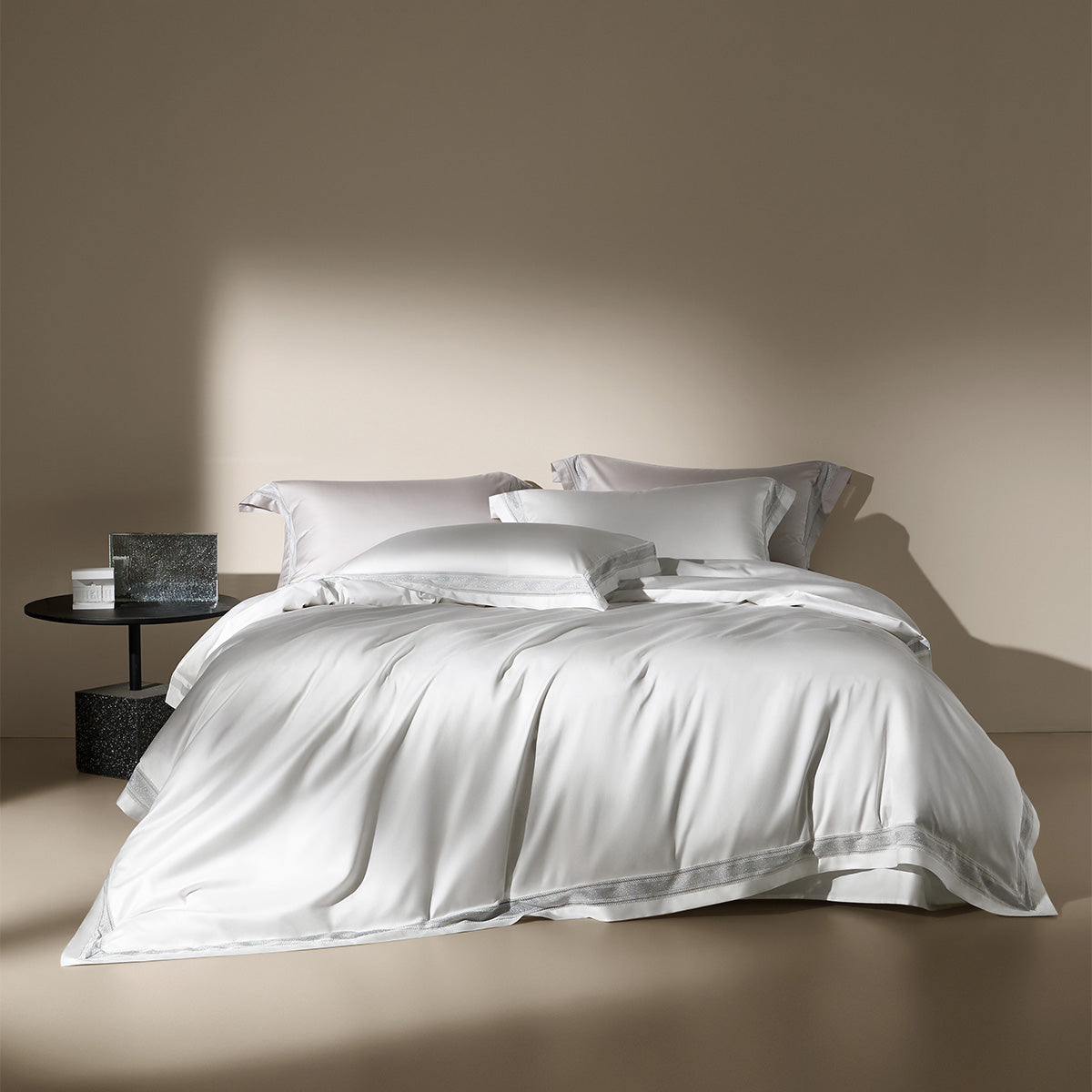 Starlit Pima Cotton Sateen Bedding Set 4 Piece