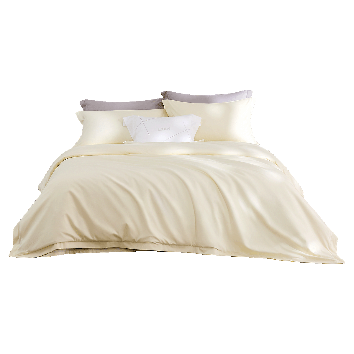 Easy Zip Colourfast Sateen Cotton Bedding Set — 300 TC